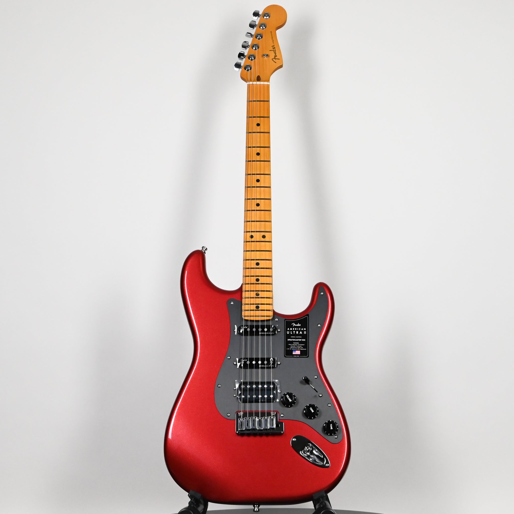 Fender American Ultra II Stratocaster HSS w/ Maple Fingerboard- Sinister Red 2026 (US26008238)