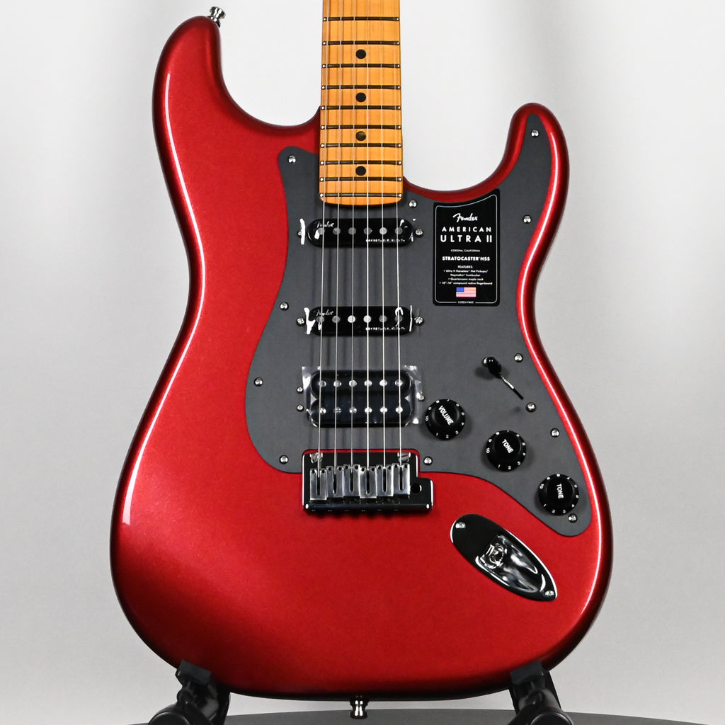 Fender American Ultra II Stratocaster HSS w/ Maple Fingerboard- Sinister Red 2026 (US26008238)