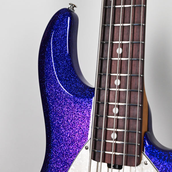 Ernie Ball Music Man StringRay 5 Special H Bass Guitar- Violet Sparkle Burst 2026 (K11613)