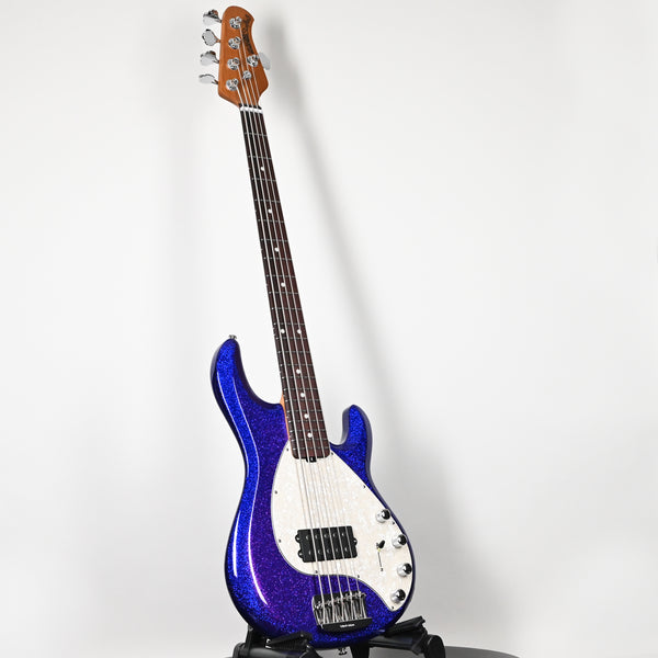 Ernie Ball Music Man StringRay 5 Special H Bass Guitar- Violet Sparkle Burst 2026 (K11613)