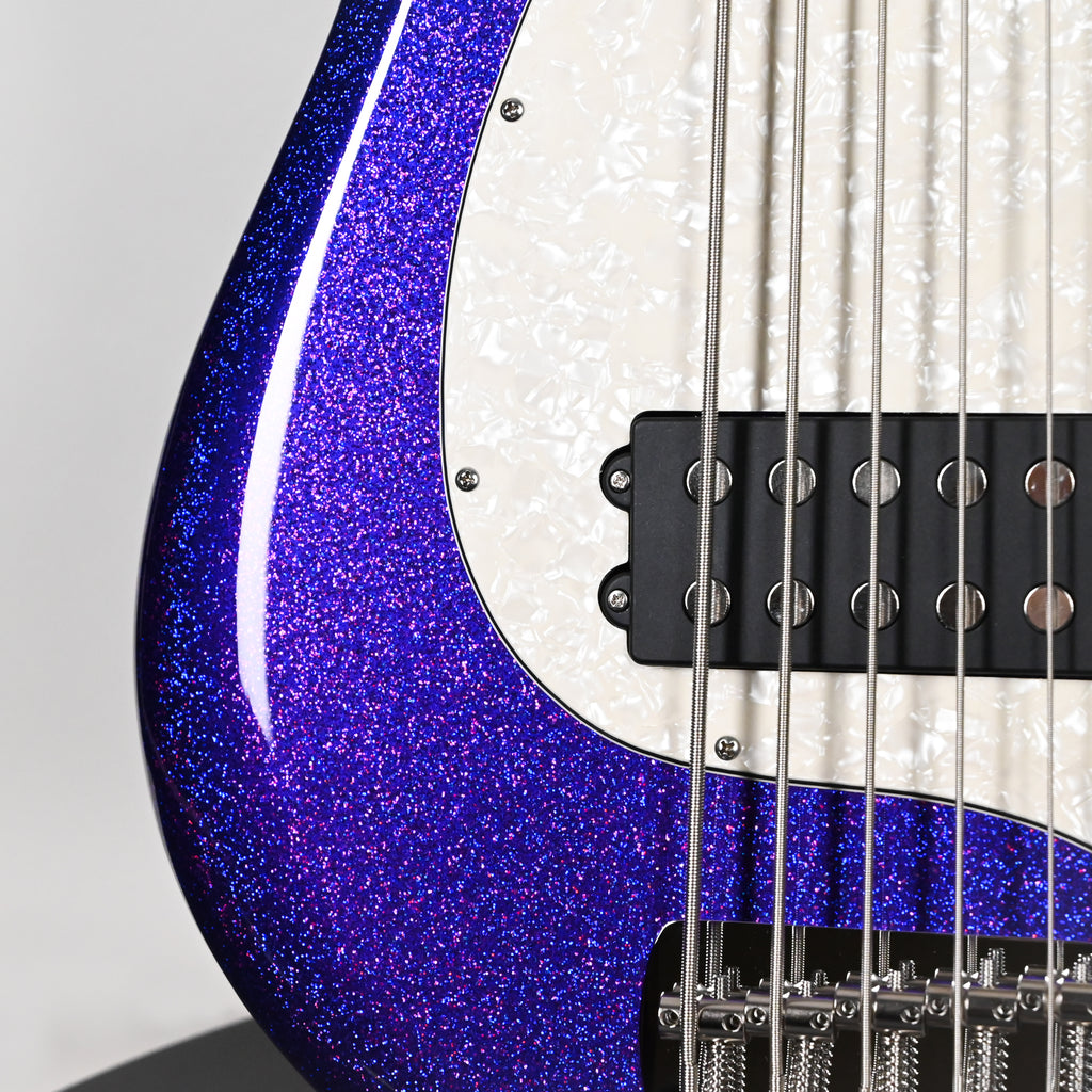 Ernie Ball Music Man StringRay 5 Special H Bass Guitar- Violet Sparkle Burst 2026 (K11613)