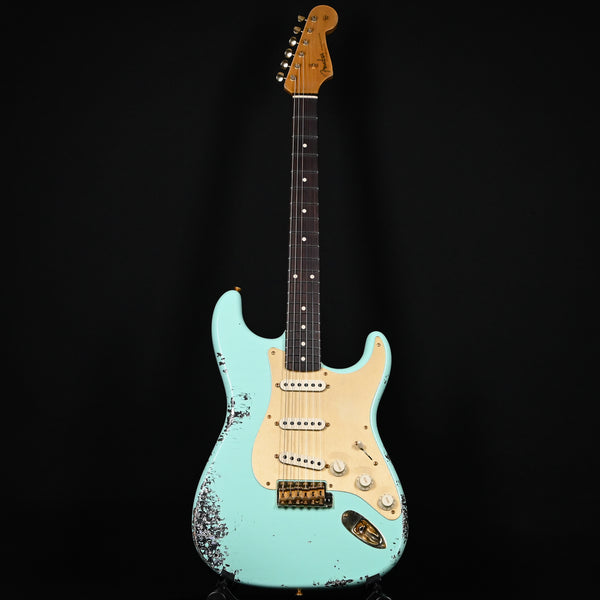 Fender Custom Shop 1962 Stratocaster Heavy Relic w/ Gold Hardware & Josefina Handwound Pickups- Surf Green/ Black Paisley 2024 (R139397)