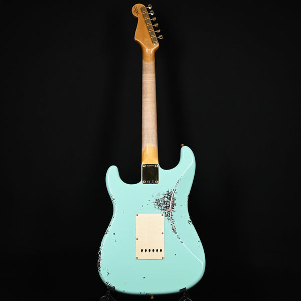 Fender Custom Shop 1962 Stratocaster Heavy Relic w/ Gold Hardware & Josefina Handwound Pickups- Surf Green/ Black Paisley 2024 (R139397)