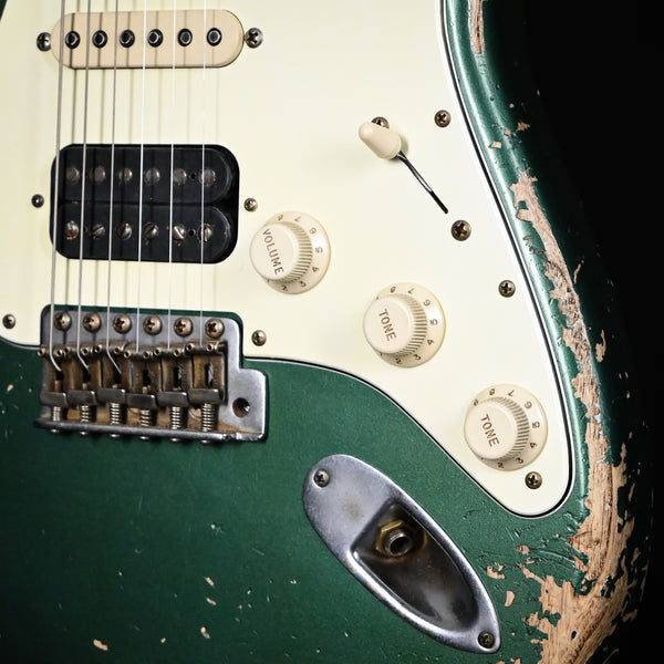 Fender Custom Shop Masterbuild Kyle McMillin 1962 Stratocaster HSS w/ Brazilian Rosewood & Josefina Handwound Pickups, Heavy Relic- Aged Sherwood Metallic 2025 (R139981)