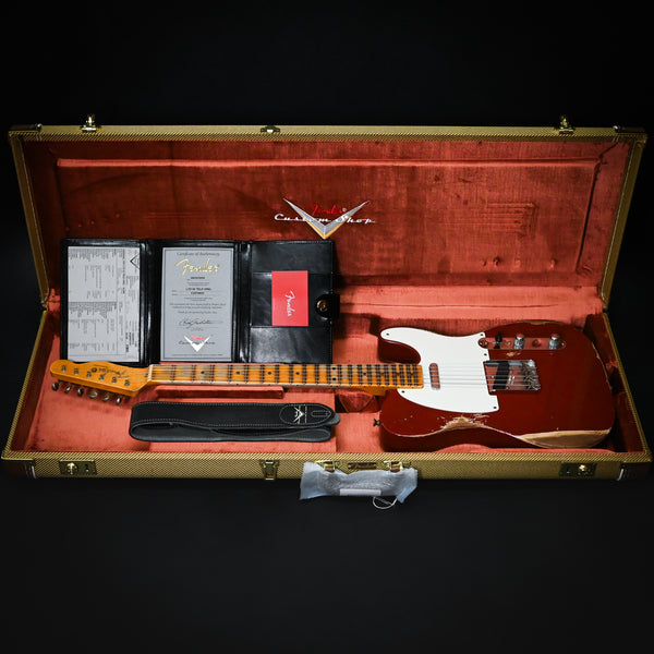 Fender Custom Shop Limited Edition '54 Telecaster Heavy Relic- Aged Cimarron Red 2024 (CZ579820)