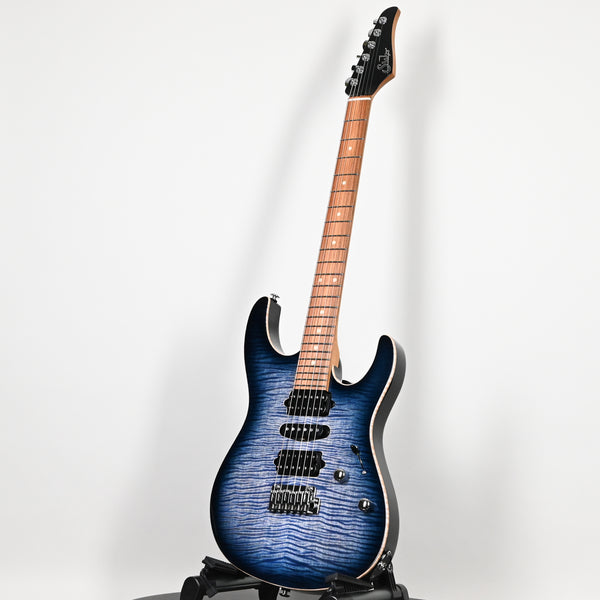 Suhr Modern Plus Electric Guitar- Faded Trans Whale Blue Burst 2026 (93361)