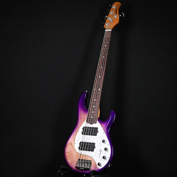 Ernie Ball Music Man StingRay Special 5 HH w/ Rosewood Fingerboard Bass Guitar- Purple Sunset 2026 (K11685)