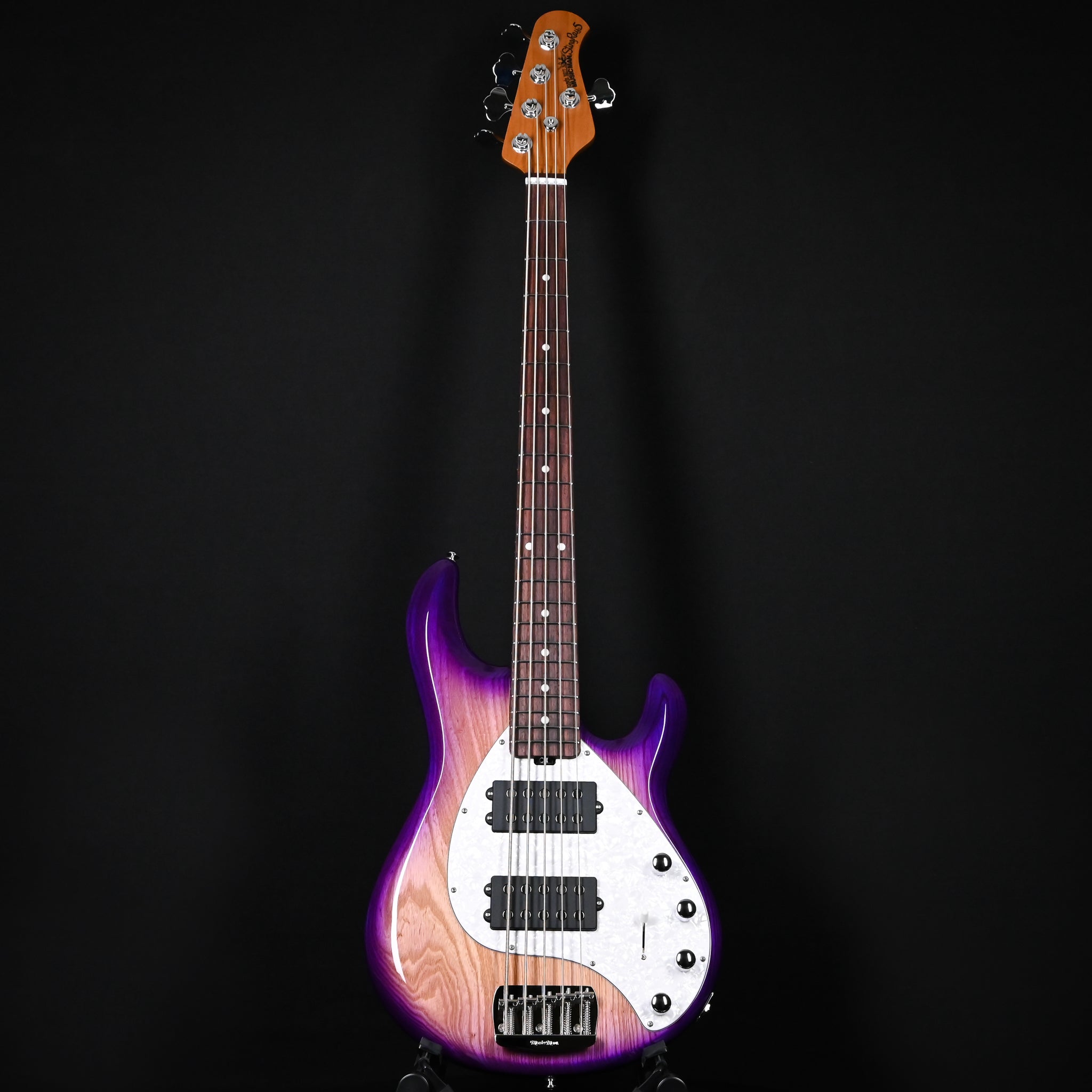 Ernie Ball Music Man StingRay Special 5 HH w/ Rosewood Fingerboard Bass Guitar- Purple Sunset 2026 (K11685)