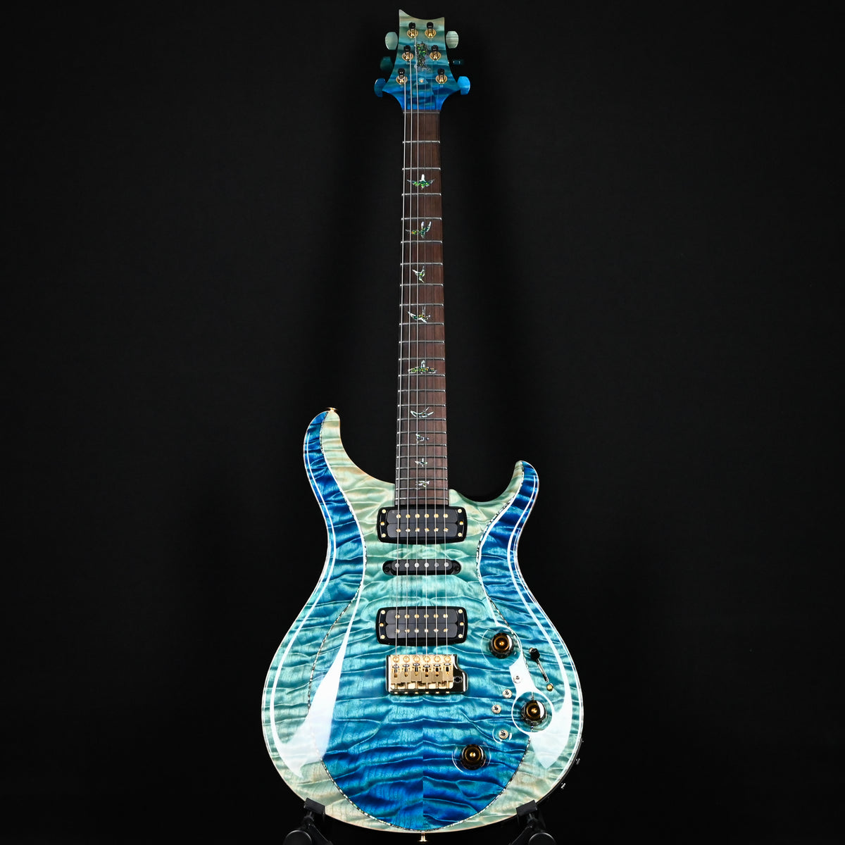 PRS Private Stock #12468 Modern Eagle V Piezo w/ Brazilian Rosewood Neck- Blue Fade 2026 (0433310)