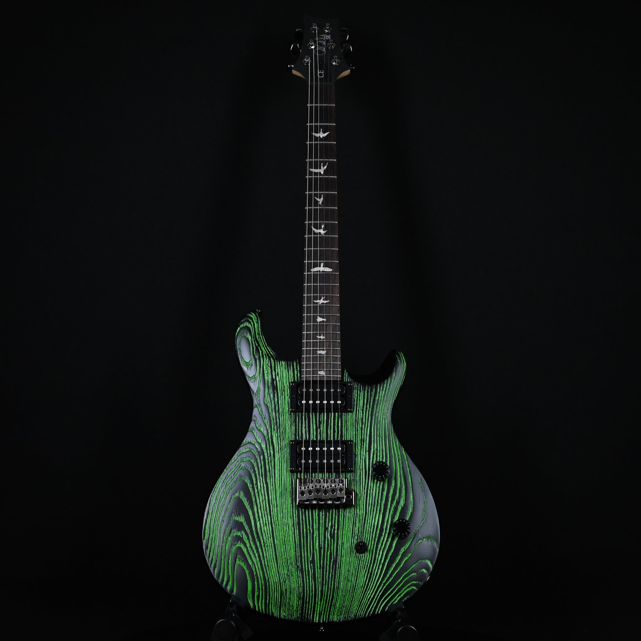 PRS SE Sandblasted CE 24 Limited Edition - Sandblasted Green (CTIG022204)