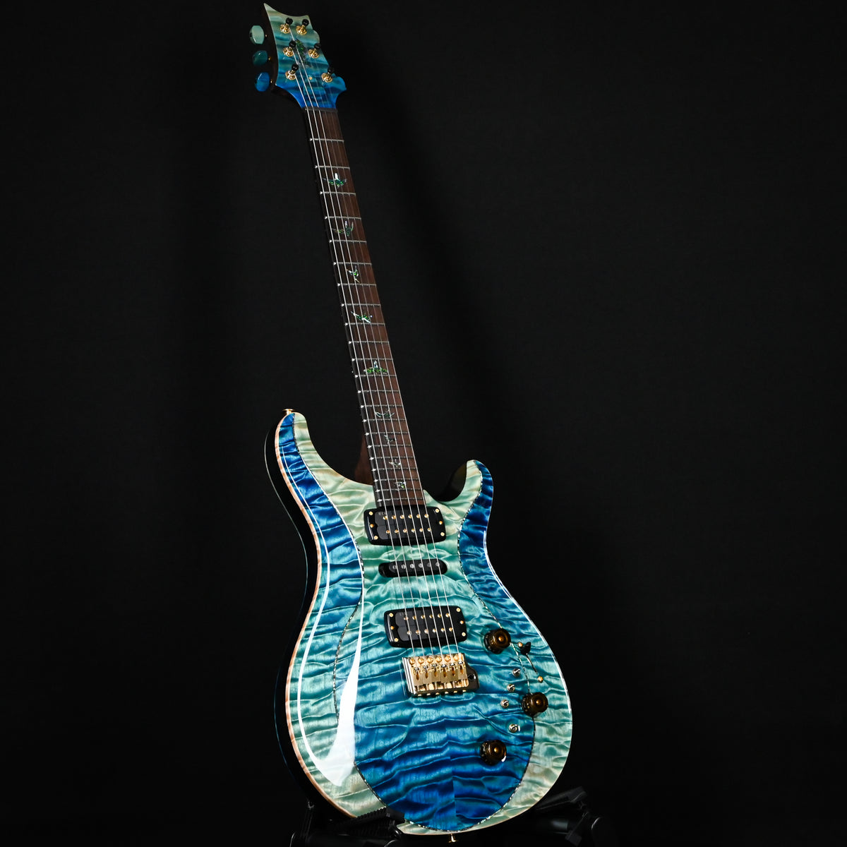 PRS Private Stock #12468 Modern Eagle V Piezo w/ Brazilian Rosewood Neck- Blue Fade 2026 (0433310)