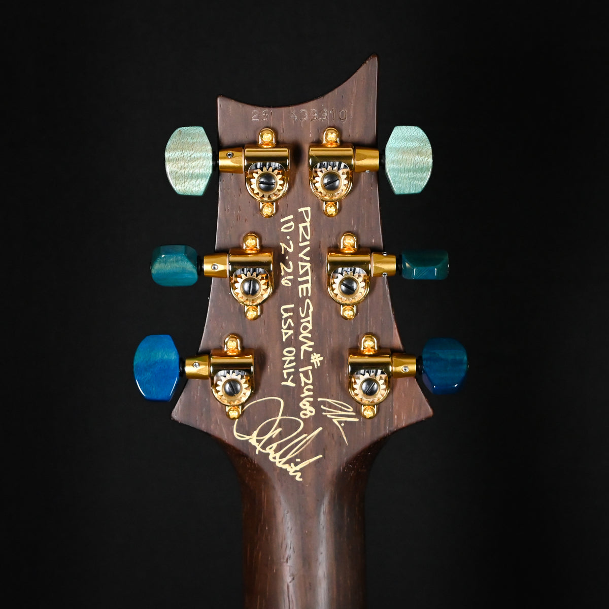 PRS Private Stock #12468 Modern Eagle V Piezo w/ Brazilian Rosewood Neck- Blue Fade 2026 (0433310)