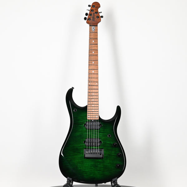 Ernie Ball Music Man JP15 John Petrucci Signature Electric Guitar- Green Tiger Eye Flame 2026 (H09193)