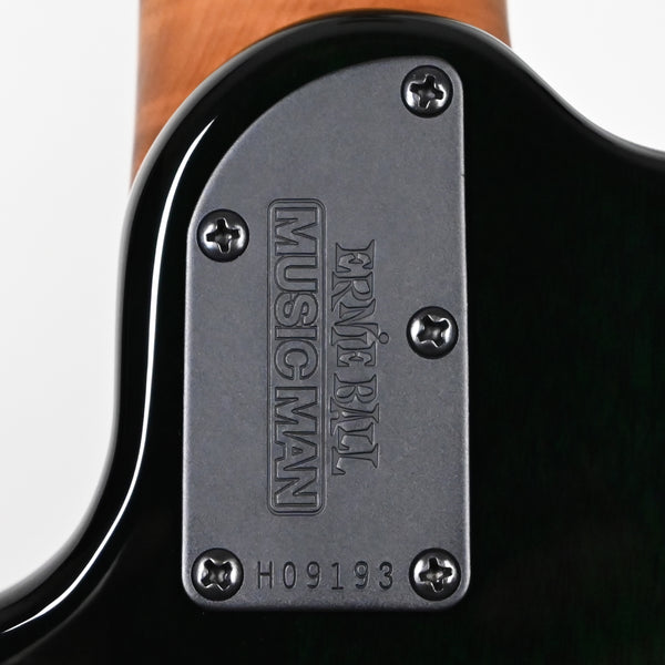 Ernie Ball Music Man JP15 John Petrucci Signature Electric Guitar- Green Tiger Eye Flame 2026 (H09193)