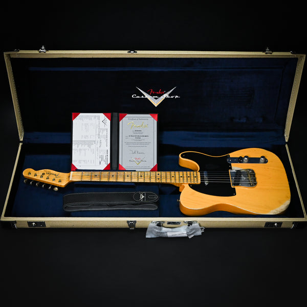 Fender Custom Shop '52 Telecaster Heavy Relic Masterbuilt Todd Krause- Butterscotch 2024 (R135746)