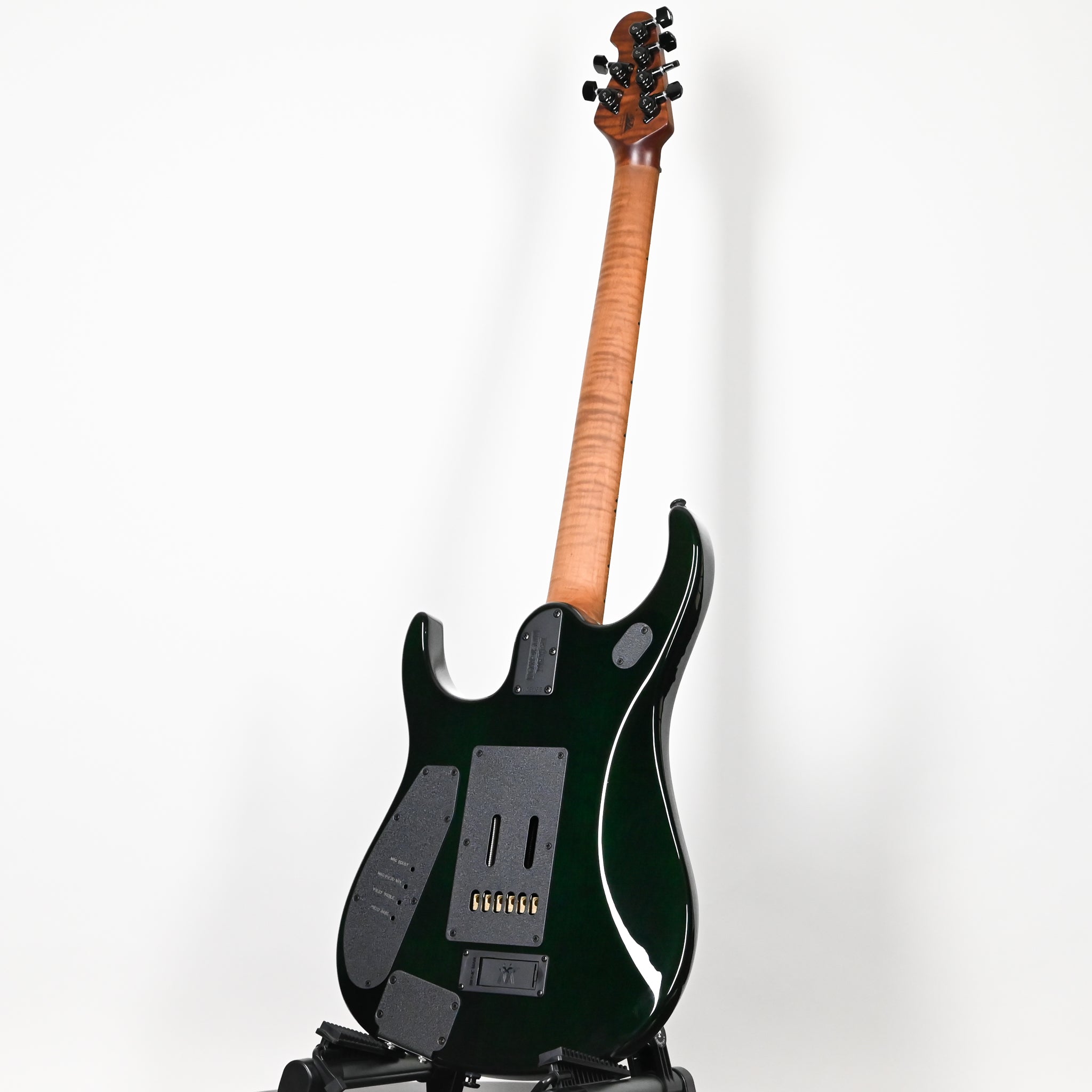 Ernie Ball Music Man JP15 John Petrucci Signature Electric Guitar- Green Tiger Eye Flame 2026 (H09193)