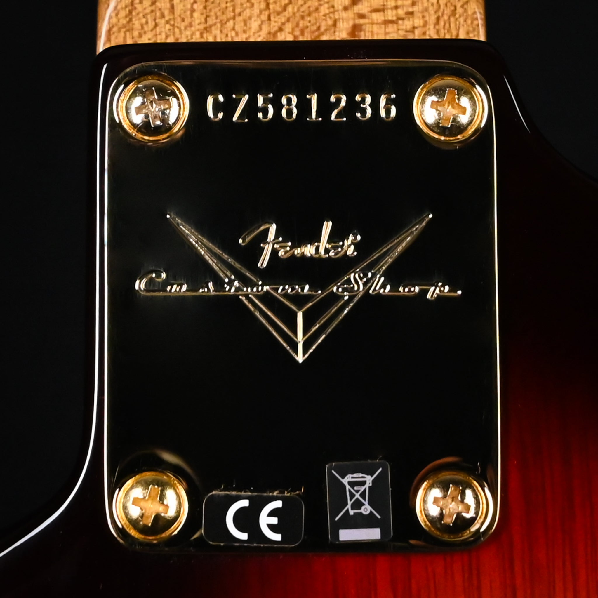 Fender Custom Shop Artisan Korina Stratocaster NOS- Chocolate 3 Tone Sunburst 2025 (CZ581236)