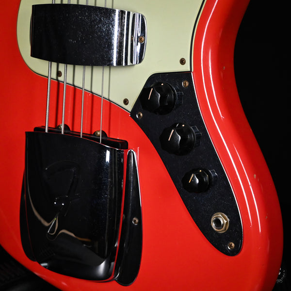 Fender Custom Shop Limited Edition '64 Jazz Bass Journeyman- Aged Fiesta Red 2025 (CZ583311)