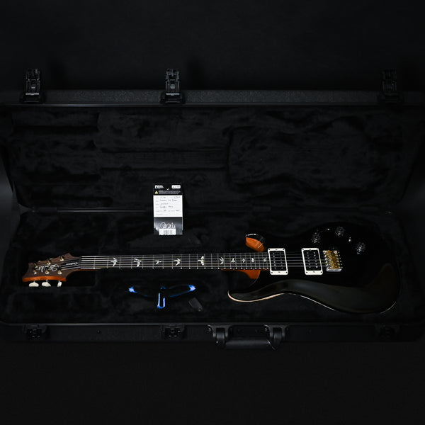 PRS Custom 24 Piezo w/ DMO Pickups Electric Guitar- Black (Natural Back) 2025 (0419101)