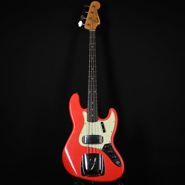 Fender Custom Shop Limited Edition '64 Jazz Bass Journeyman- Aged Fiesta Red 2025 (CZ583311)