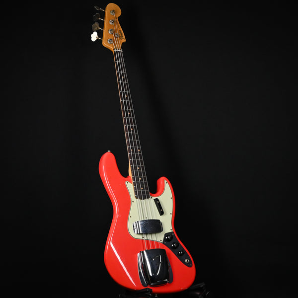 Fender Custom Shop Limited Edition '64 Jazz Bass Journeyman- Aged Fiesta Red 2025 (CZ583311)