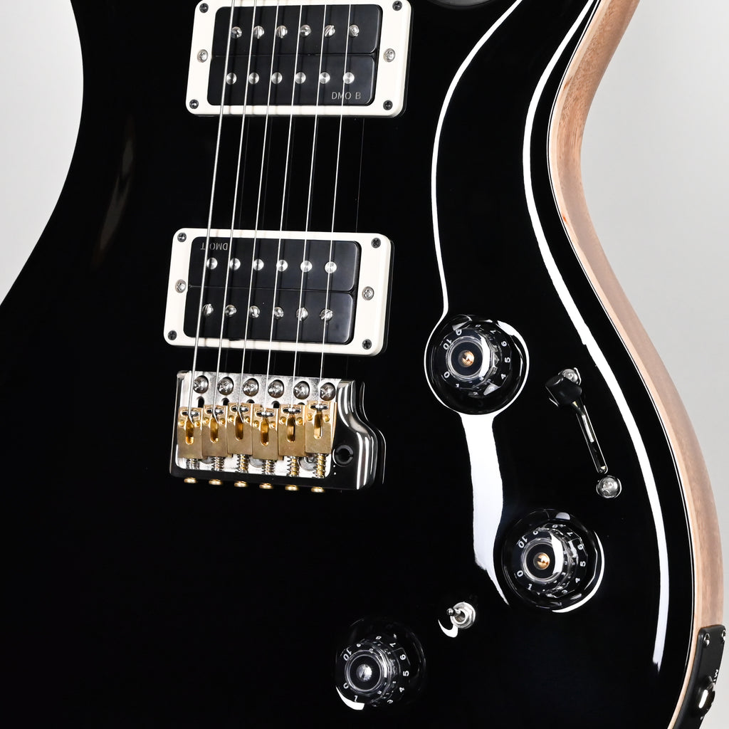 PRS Custom 24 Piezo w/ DMO Pickups Electric Guitar- Black (Natural Back) 2025 (0419101)