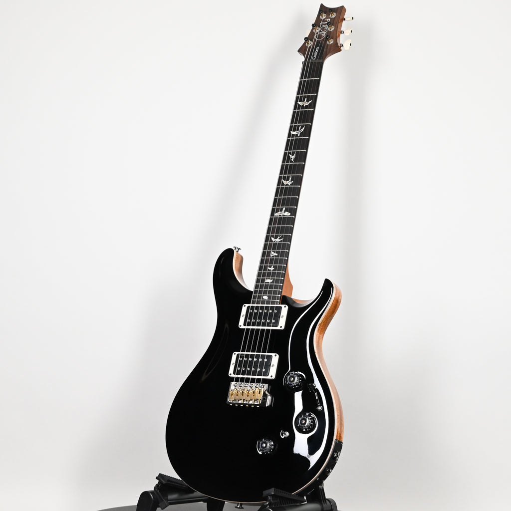 PRS Custom 24 Piezo w/ DMO Pickups Electric Guitar- Black (Natural Back) 2025 (0419101)
