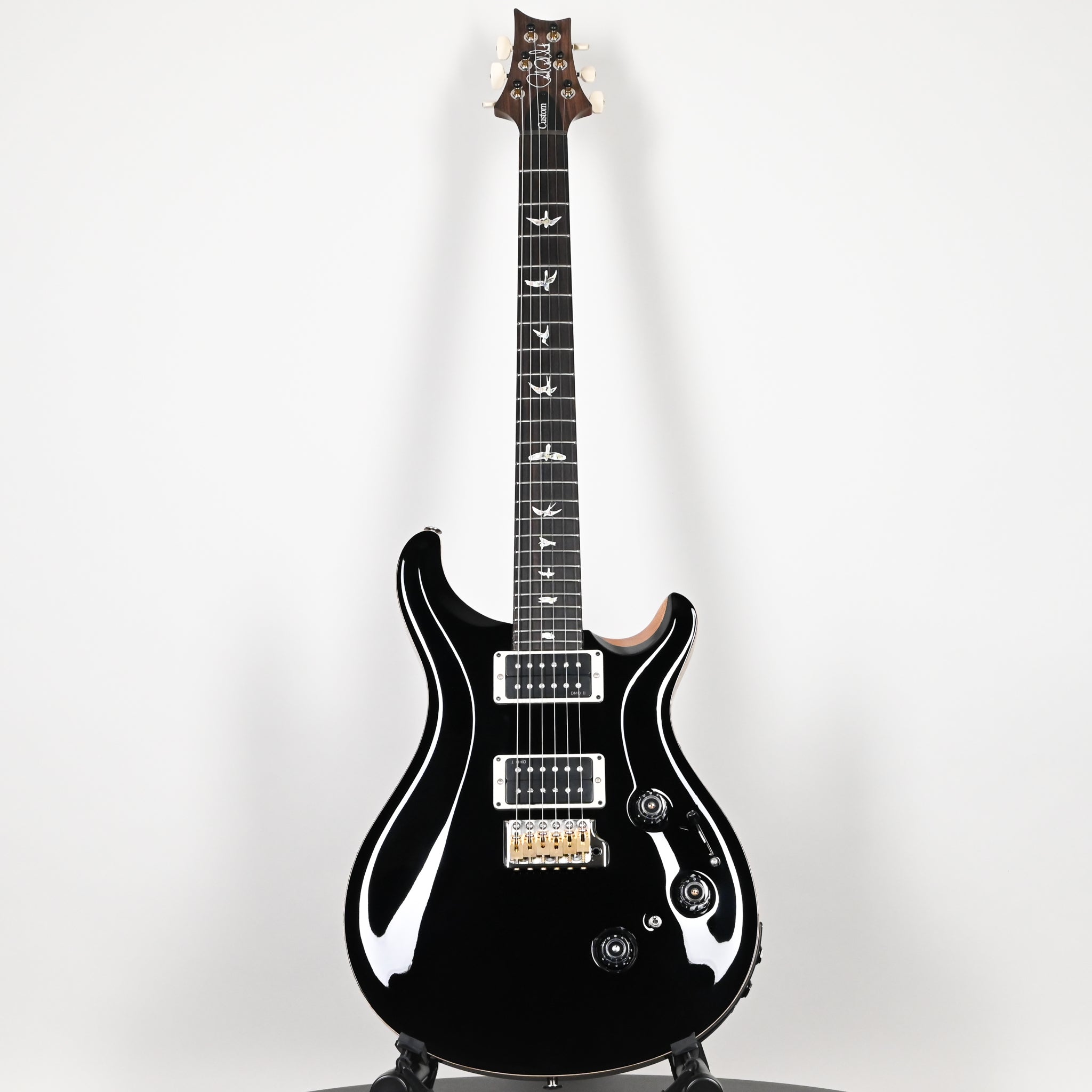 PRS Custom 24 Piezo w/ DMO Pickups Electric Guitar- Black (Natural Back) 2025 (0419101)