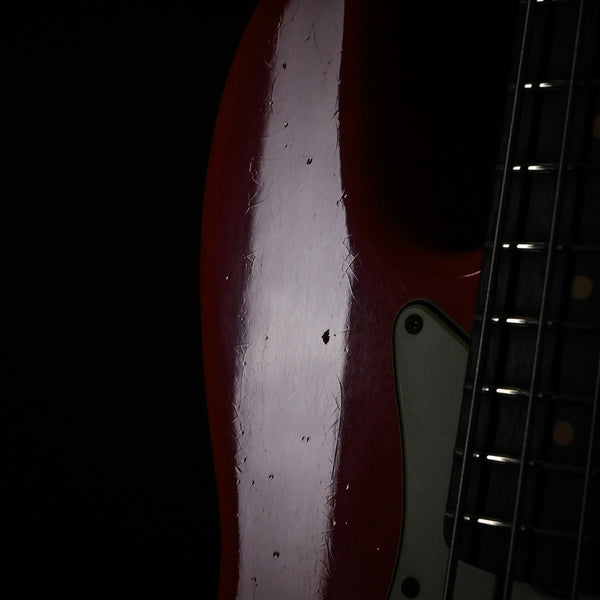 Fender Custom Shop Limited Edition '64 Jazz Bass Journeyman- Aged Fiesta Red 2025 (CZ583311)