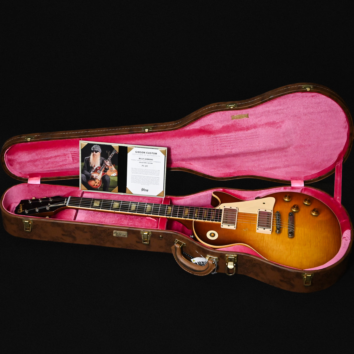 Gibson Custom Billy Gibbons "Pearly Gates" 1959 Les Paul Standard Collector's Edition w/ Brazilian Rosewood- Pearly Burst 2026 (PG09) *SIGNED/ ONLY 30 PEICES**