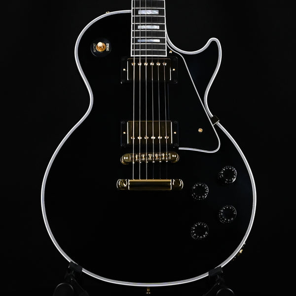 Gibson Custom Les Paul Custom w/ Ebony Fingerboard & Gold Hardware- Ebony 2024 (CS404342)