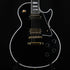 Gibson Custom Les Paul Custom w/ Ebony Fingerboard & Gold Hardware- Ebony 2024 (CS404342)