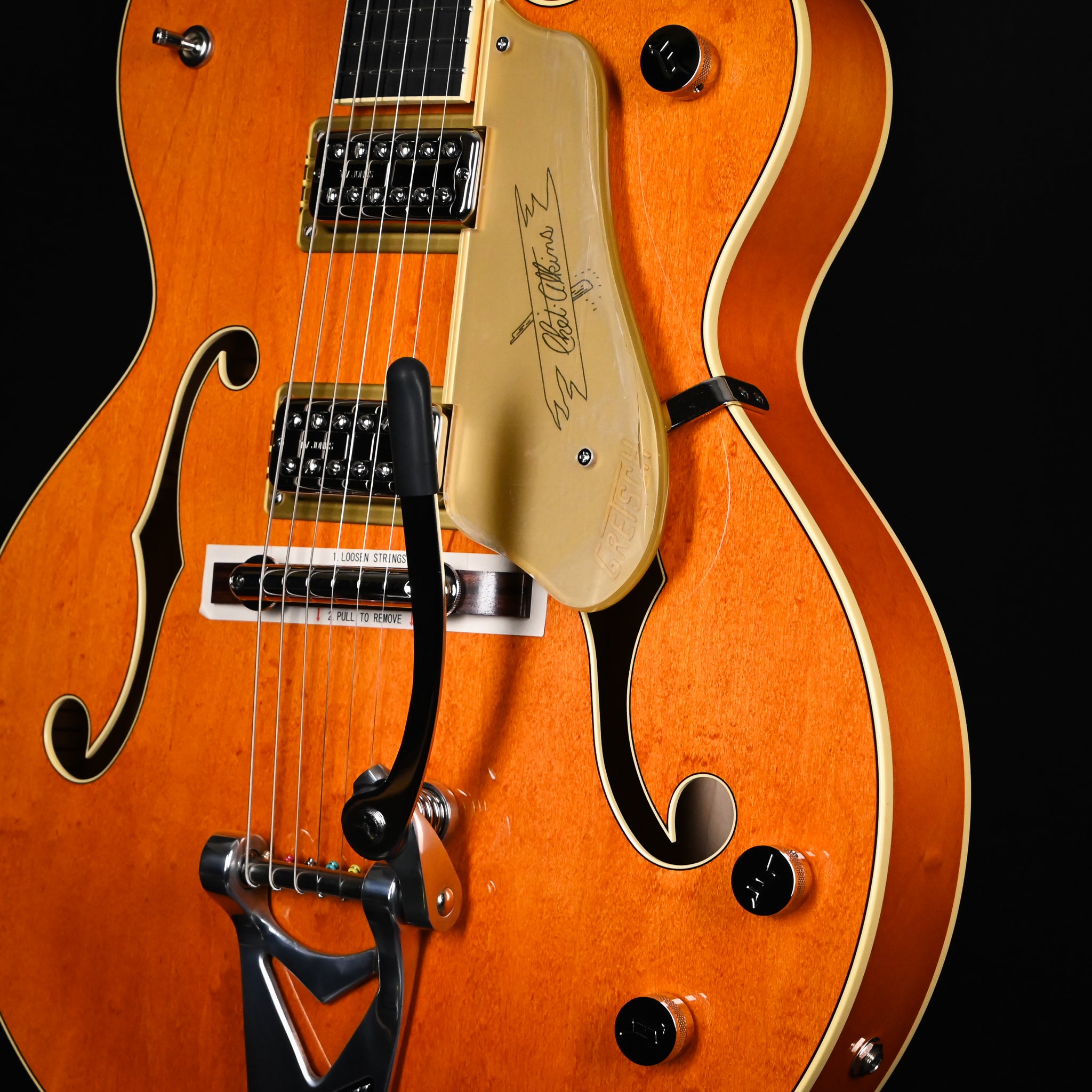 Gretsch G6120T-59 Vintage Select Edition '59 Chet Atkins Hollow Body w/ Bigsby- Vintage Orange Stain Lacquer 2026 (JT26020377)