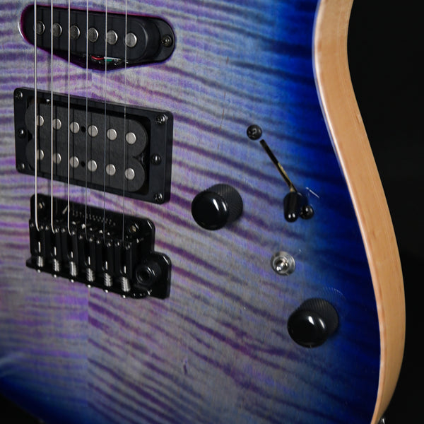Tom Anderson Drop Top Abalone to Deep Ocean Blue Burst with Binding 2023 (07-31-23A)
