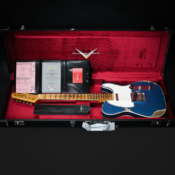 Fender Custom Shop '65 Telecaster Custom Heavy Relic- Aged Lake Placid Blue 2025 (CZ584721)