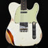 Fender Custom Shop Limited Edition '60 Telecaster Custom Heavy Relic- Aged Olympic White/ Chocolate 3 Tone Sunburst 2024 (CZ580103)