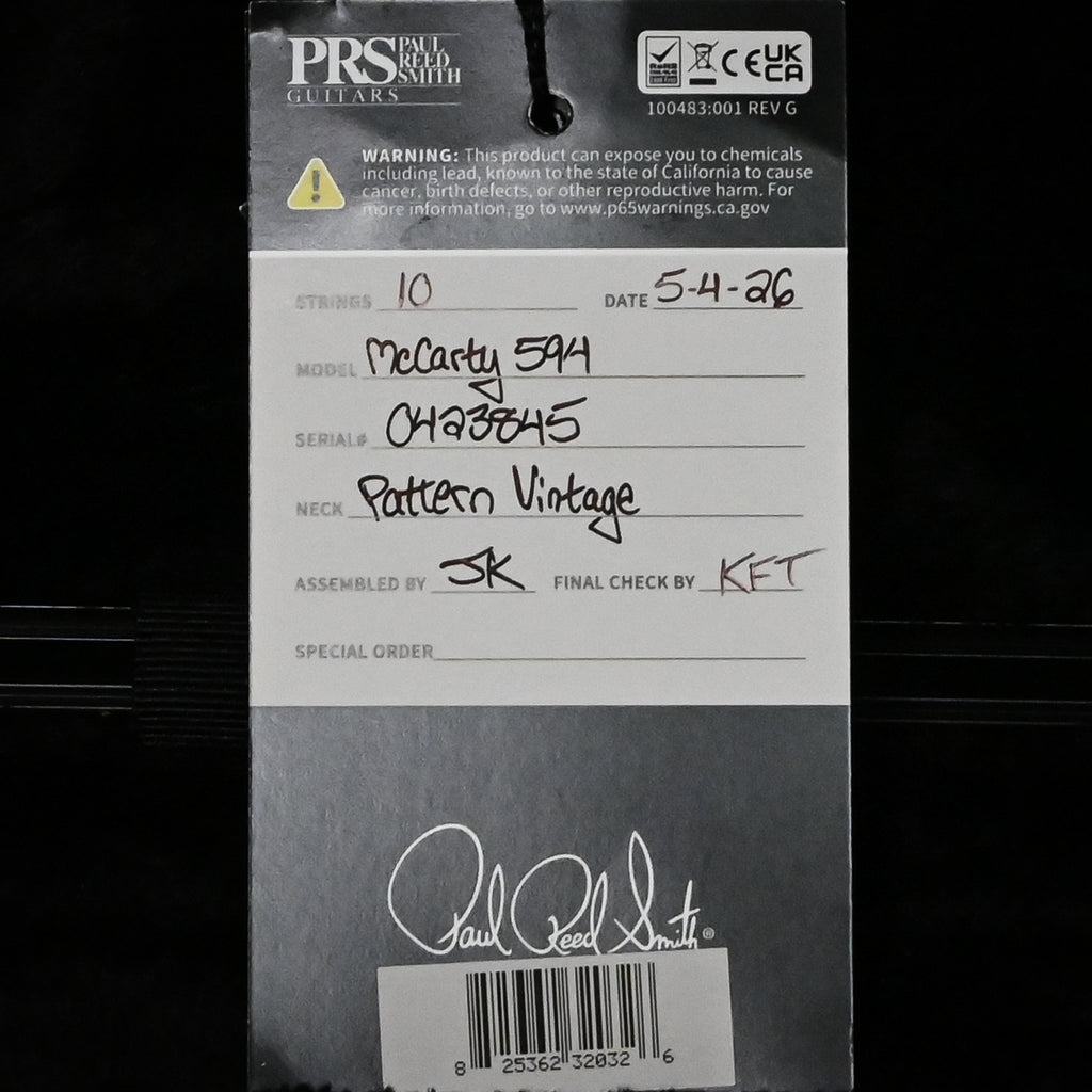 PRS McCarty 594 Electric Guitar- Sprayer's Choice 2026 (0423845)