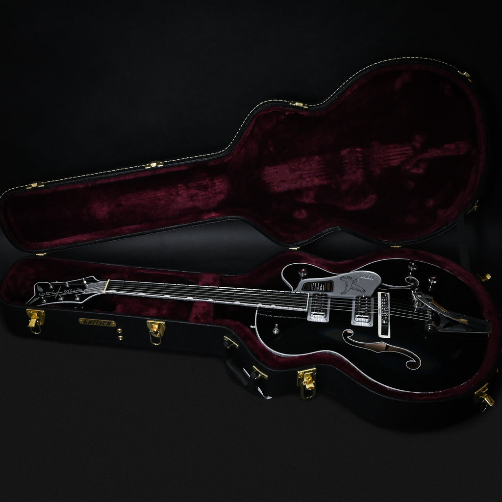 Gretsch Falcon Hollow Body w/ String-Thru Bigsby- Black 2026 (JT26030849)