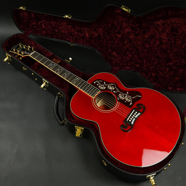 Gibson Custom Shop Orianthi SJ-200 Acoustic Electric Guitar Cherry 2023 (22123075)