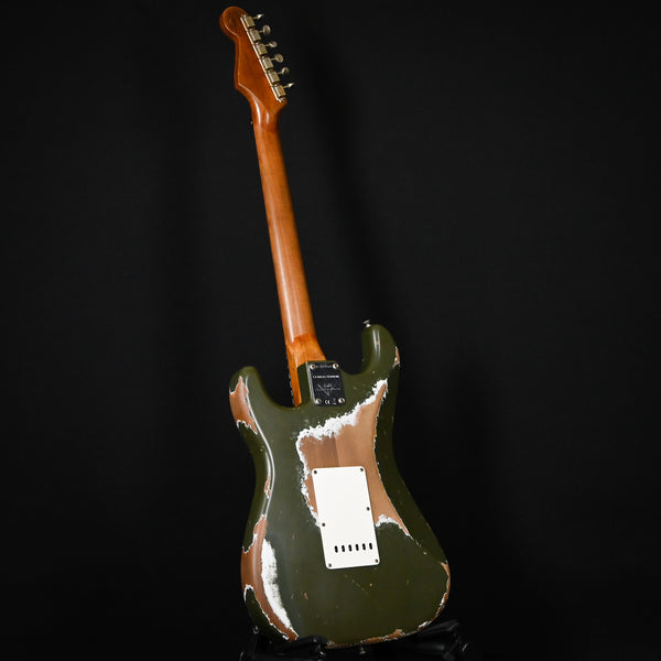 Fender Custom Shop Limited Edition '60 Stratocaster Roasted Super Heavy Relic- Aged Olive Green 2024 (CZ584168)