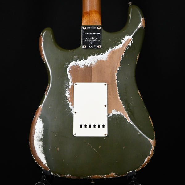 Fender Custom Shop Limited Edition '60 Stratocaster Roasted Super Heavy Relic- Aged Olive Green 2024 (CZ584168)