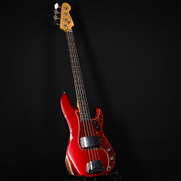 Fender Custom Shop Limited Edition '62 P Bass Relic- Aged Candy Apple Red 2025 (CZ583600)