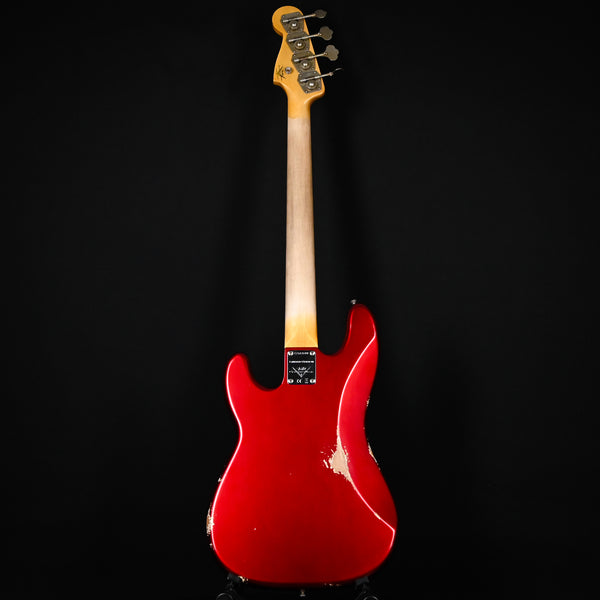 Fender Custom Shop Limited Edition '62 P Bass Relic- Aged Candy Apple Red 2025 (CZ583600)