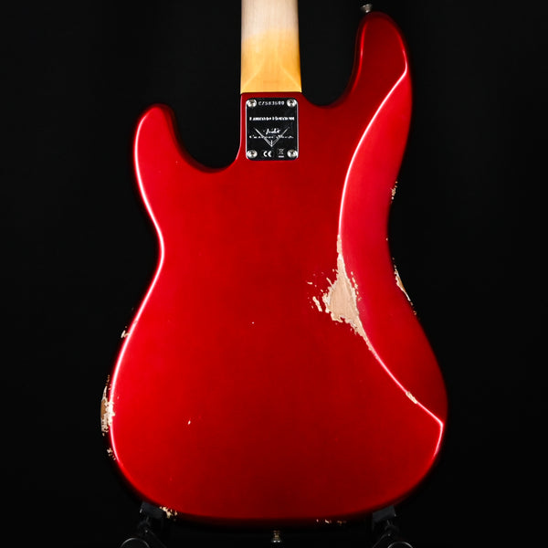 Fender Custom Shop Limited Edition '62 P Bass Relic- Aged Candy Apple Red 2025 (CZ583600)