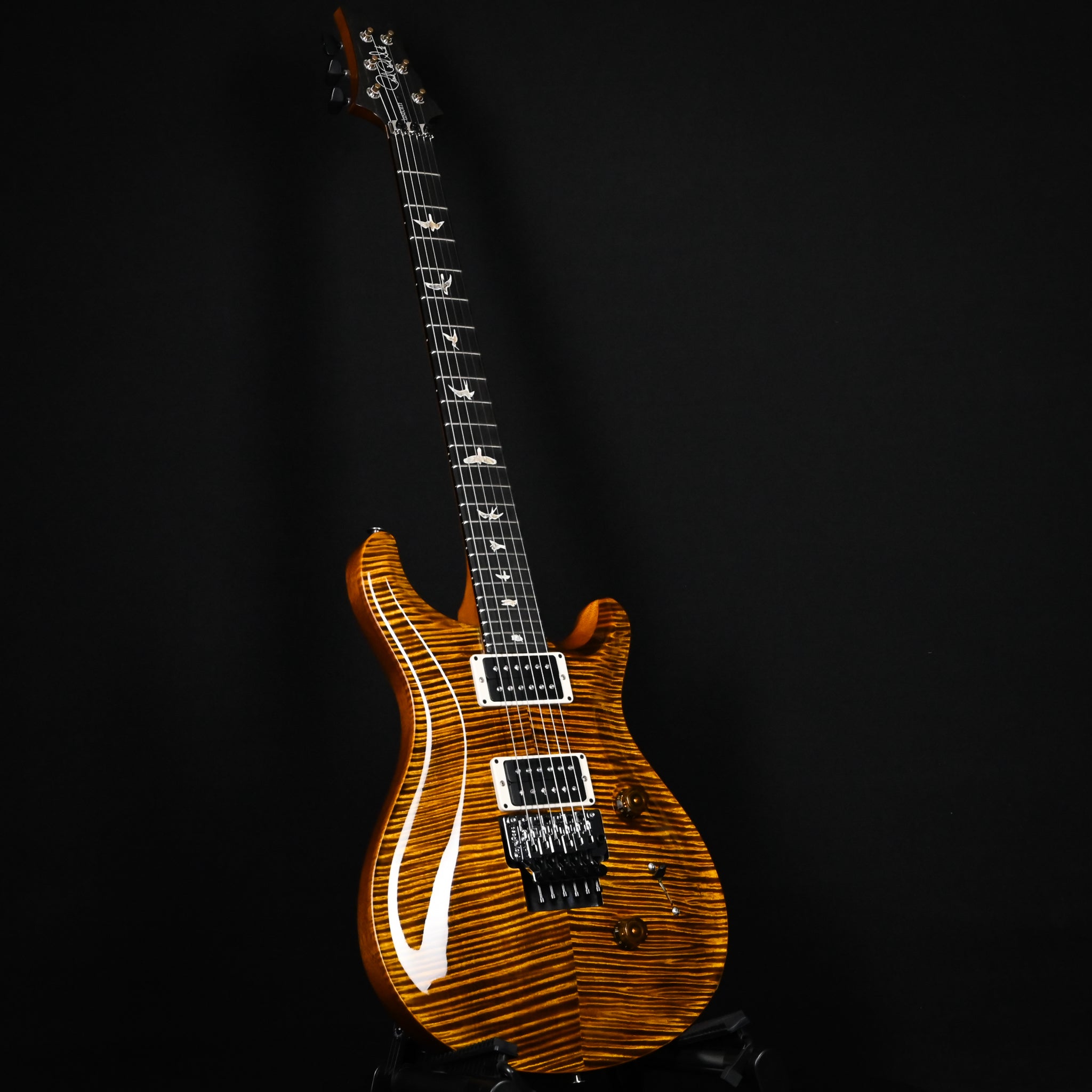 PRS Custom 24 "Floyd" w/ 10-Top & Floyd Rose- Black Gold 2025 (0413788)