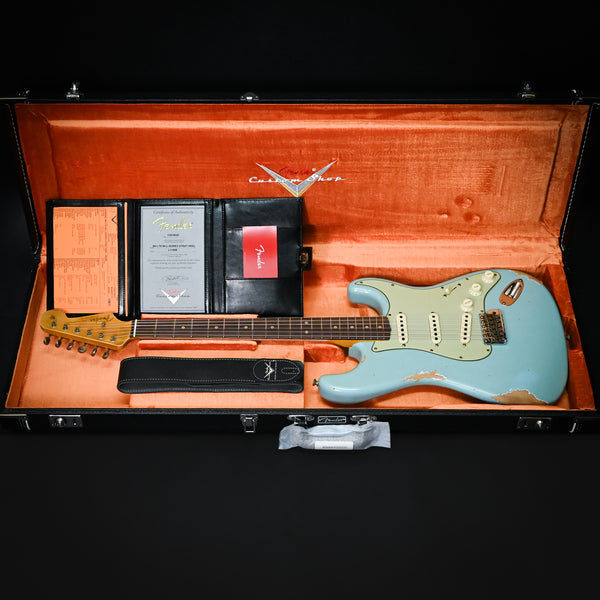 Fender Custom Shop Limited Edition '64 L-Series Stratocaster Heavy Relic- Aged Daphne Blue 2025 (L11686)