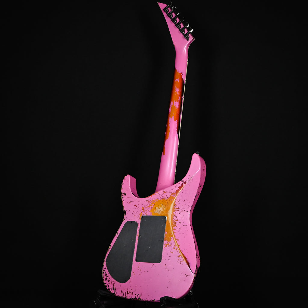 Jackson Custom Shop USA SL 2H FR Soloist Nitro Tour Relic- Platinum Pink/ 3-Tone Sunburst 2026 (J11567)