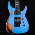Jackson Custom Shop USA SL 2H FR Soloist Nitro Tour Relic- Robin Egg Blue/ 3-Tone Sunburst 2026 (J11564)