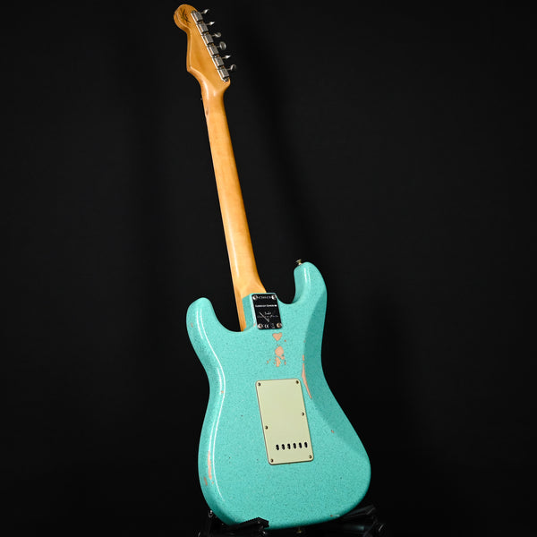 Fender Custom Shop Limited Edition 1960 Stratocaster Relic- Aged Sea Foam Green Sparkle 2025 (CZ585328)