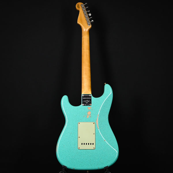 Fender Custom Shop Limited Edition 1960 Stratocaster Relic- Aged Sea Foam Green Sparkle 2025 (CZ585328)